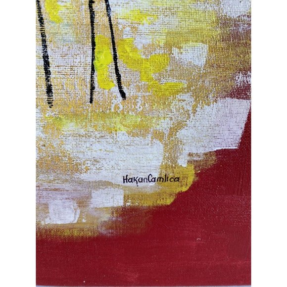 Original Acrylic on Canvas Board “Soul Sisters” Camlica 1 of 3, BFF, girlfriends - Picture 2 of 8